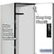 Salsbury Industries 2 Tier Designer Locker, 54"Wx76"Hx24"D, 6 Door, Gray 18-22364GRY - alternate 4